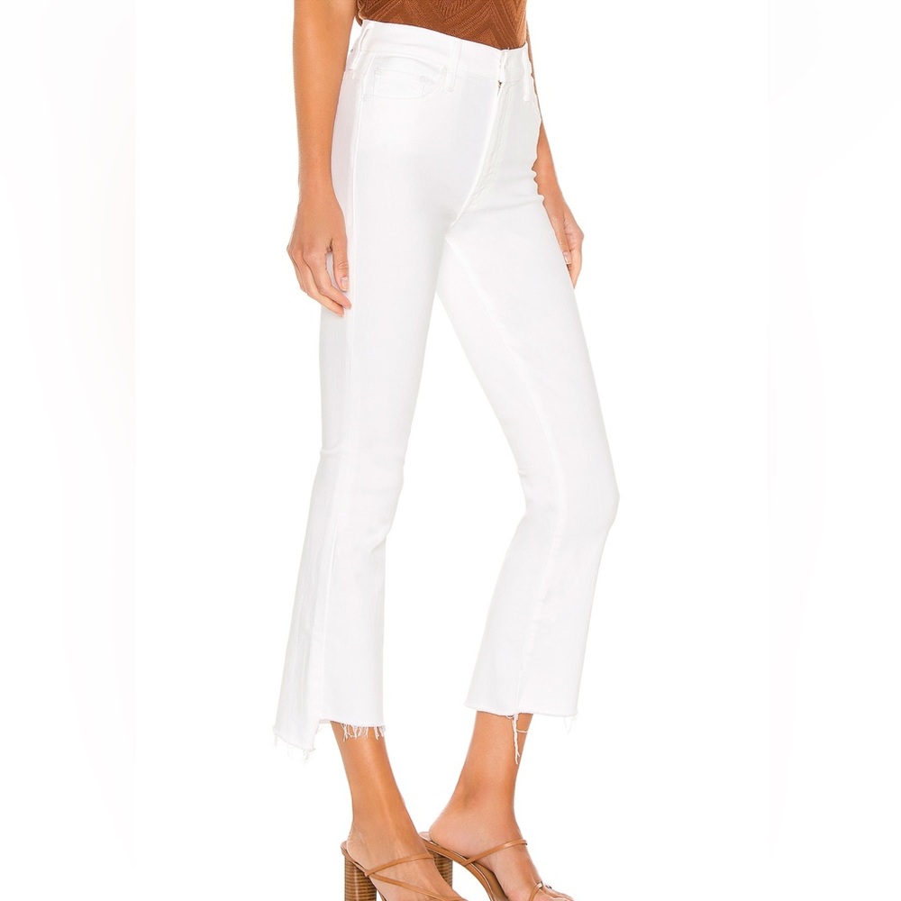 Mother Insider Crop Step Fray